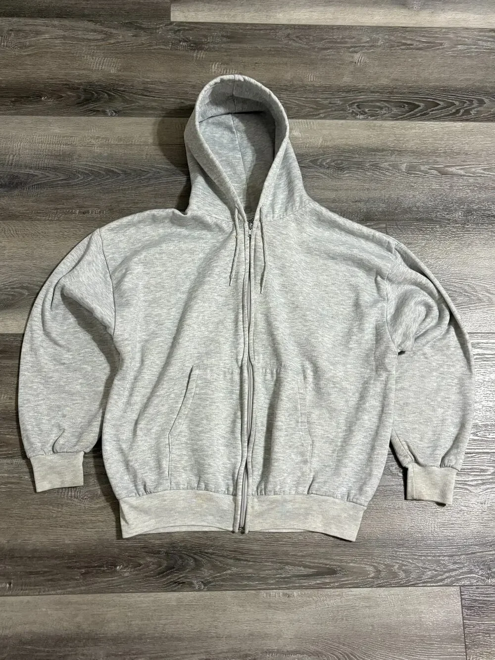 Vintage 90s MacGregor Grey Zip Up Hoodie Retro Y2K Skater Streetwear - Men’s XL